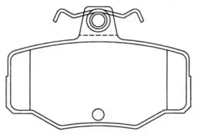 Комплект тормозных колодок, дисковый тормоз AISIN купить